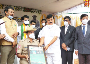 ರಾಜಪ್ಪ ಕುಮಾರ್ ಗೆ ಸ್ವಾತಂತ್ರ್ಯ ದಿನಾಚರಣೆಯಲ್ಲಿ ಅಭಿನಂದನಾ ಪತ್ರ