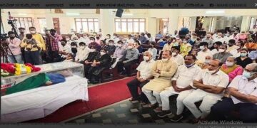 ಇಂದು ಬೆಂಗಳೂರಿನಲ್ಲಿಆಸ್ಕರ್ ಫರ್ನಾಂಡಿಸ್ ಪಾರ್ಥಿಕ ಶರೀರದ ಅಂತಿಮ ದರ್ಶನ