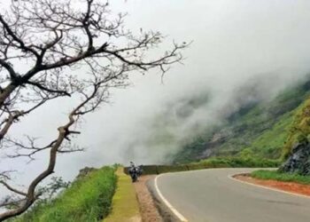 ಬ್ರೇಕ್ ಫೇಲ್ ಆದ ಕಾರು ಕಂದಕಕ್ಕೆ:ದಂಪತಿ ಅಪಾಯದಿಂದ ಪಾರು