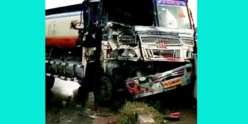 ಡೀಸಲ್ ಟ್ಯಾಂಕರ್-ಬೊಲೆರೋ ಅಪಘಾತ