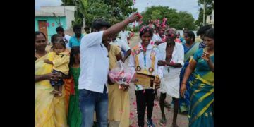 Kabaddi: ಅಂತರರಾಷ್ಟ್ರೀಯ ಕಬಡ್ಡಿ ಪಂದ್ಯಾವಳಿಯಲ್ಲಿ ಚಿನ್ನದ ಸಾಧನೆ ಮಾಡಿದ ಬಾಲಕಿಗೆ ಗ್ರಾಮಸ್ಥರ ಅದ್ಧೂರಿ ಸ್ವಾಗತ