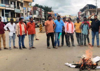 ಕಾಶ್ಮೀರದಲ್ಲಿ ಹಿಂದೂಗಳ ಹತ್ಯೆ ಖಂಡಿಸಿ ಭಜರಂಗದಳದಿಂದ ಪ್ರತಿಭಟನೆ