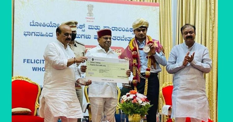 Athletes who participated in para-Olympics felicitated at Raj Bhavan
