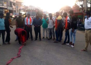 ಭಜರಂಗದಳ ಸಂಸ್ಥಾಪನ ದಿನ: ಕಾರ್ಯಕರ್ತರಿಂದ ವಿಜಯೋತ್ಸವ