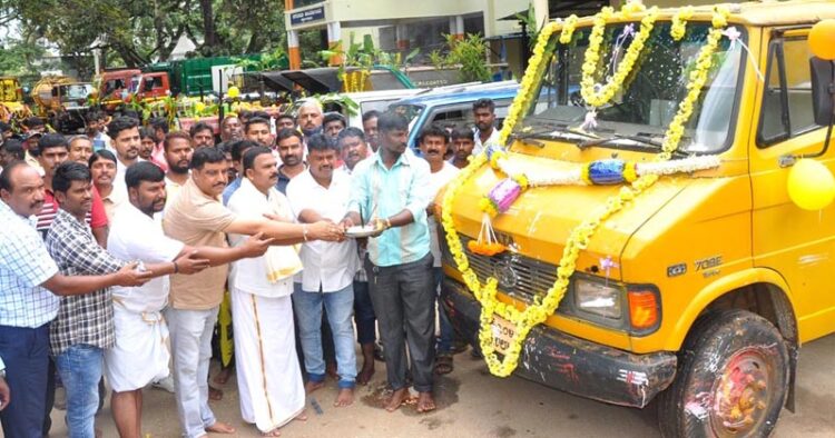 Weapon worship for municipal vehicles