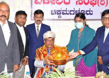 H.T. Narendra felicitated as Judge