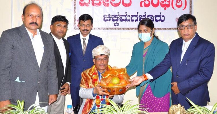 H.T. Narendra felicitated as Judge
