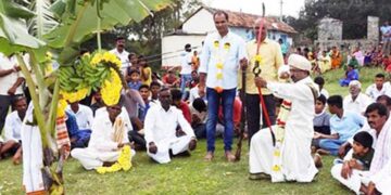Ambu Mahotsav of Vijranga in Aradavalli village