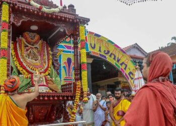 Shardambe's Procession in Sringeri