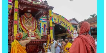 Shardambe's Procession in Sringeri