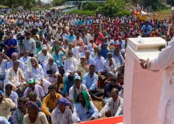 Former chief minister Siddaramaiah at election campaign rally