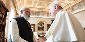 Pope: ಪೋಪ್ ಫ್ರಾನ್ಸಿಸ್ ರನ್ನು ಭೇಟಿಯಾದ ಪ್ರಧಾನಿ ಮೋದಿ 