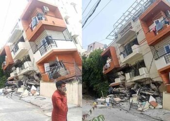 5-storey building collapses in Kasturnagar