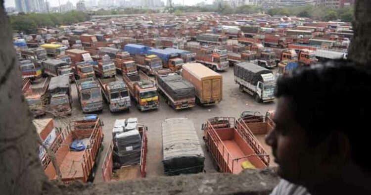 Lorry-Strike