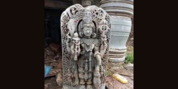 ಆಸಂದಿ ಗ್ರಾಮದಲ್ಲಿ ಪುರಾತನ ಎರಡು ವಿಗ್ರಹಗಳ ಪತ್ತೆ