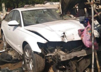 ಜೋಧಪುರ್‌ದಲ್ಲಿ ಗಡಿಸಲಿನ ಮೇಲೆ ನುಗ್ಗಿ ಓರ್ವನನ್ನು ಬಲಿ ಪಡೆದ ಆಡಿ ಕಾರು