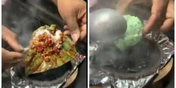 Chacolate Dissert with Paan