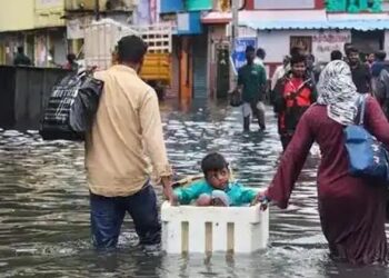 Great rain: ಮಹಾಮಳೆಗೆ ಚೆನ್ನೈ ಜನ ತತ್ತರ-ಸಂಚಾರ ವ್ಯವಸ್ಥೆ ಅಲ್ಲೋಲ ಕಲ್ಲೋಲ
