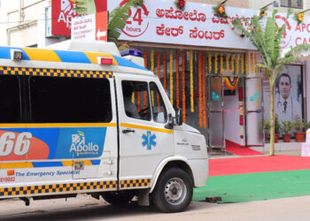 ಅಪೊಲೊ-ಬಿಜಿಎಸ್ ಆಸ್ಪತ್ರೆಯು ತುರ್ತು ಸಂದರ್ಭಕ್ಕಾಗಿ ಉಚಿತ ಆಂಬ್ಯುಲೆನ್ಸ್ ಸೇವೆ
