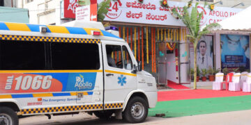 ಅಪೊಲೊ-ಬಿಜಿಎಸ್ ಆಸ್ಪತ್ರೆಯು ತುರ್ತು ಸಂದರ್ಭಕ್ಕಾಗಿ ಉಚಿತ ಆಂಬ್ಯುಲೆನ್ಸ್ ಸೇವೆ