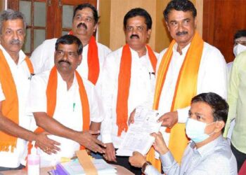 BJP : ಪರಿಷತ್ ಚುನಾವಣೆ: ಬಿಜೆಪಿ ಅಭ್ಯರ್ಥಿಯಾಗಿ ಎಂ.ಕೆ.ಪ್ರಾಣೇಶ್ ನಾಮಪತ್ರ ಸಲ್ಲಿಕೆ