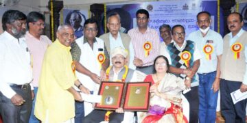 ಪಿ.ಆರ್.ತಿಪ್ಪೇಸ್ವಾಮಿ ಕಲಾ ಸಂಭ್ರಮದ ಪಿ.ತುಕಾರಾಮ್ ಪೂಜಾರಿ ಹಾಗೂ ಗಾಯತ್ರಿ ದೇಸಾಯಿಗೆ ಪಿಟಿಆರ್ ಕಲಾ ಪ್ರಶಸ್ತಿ ಪ್ರಧಾನ