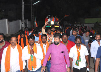 ಉಪ್ಪಳ್ಳಿ-ಕಲ್ಲುದೊಡ್ಡಿಯಲ್ಲಿ ಅಭ್ಯರ್ಥಿಗಳ ಪರ ಸಿ.ಟಿ. ರವಿ ಪ್ರಚಾರ