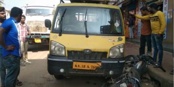 Paduchari dies: ಟಿಪ್ಪರ್ ವಾಹನ ಡಿಕ್ಕಿ ಪಾದುಚಾರಿ ಸಾವು