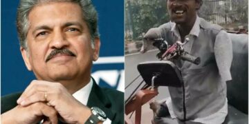 ಕೈ-ಕಾಲಿಲ್ಲದ ಅಂಗವಿಕಲನಿಗೆ ಕೆಲಸದ ಆಫರ್‌ ನೀಡಿದ ಆನಂದ್‌ ಮಹೀಂದ್ರಾ