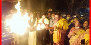 ಬೋಳರಾಮೇಶ್ವರ ದೇಗುಲದಲ್ಲಿ ವೈಭವದ ಕಾರ್ತಿಕ ದೀಪೋತ್ಸವ