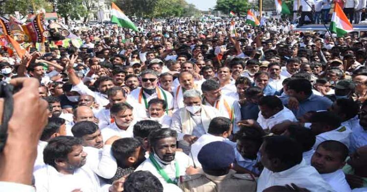 Congress Demanding for Dam in Mekedatu